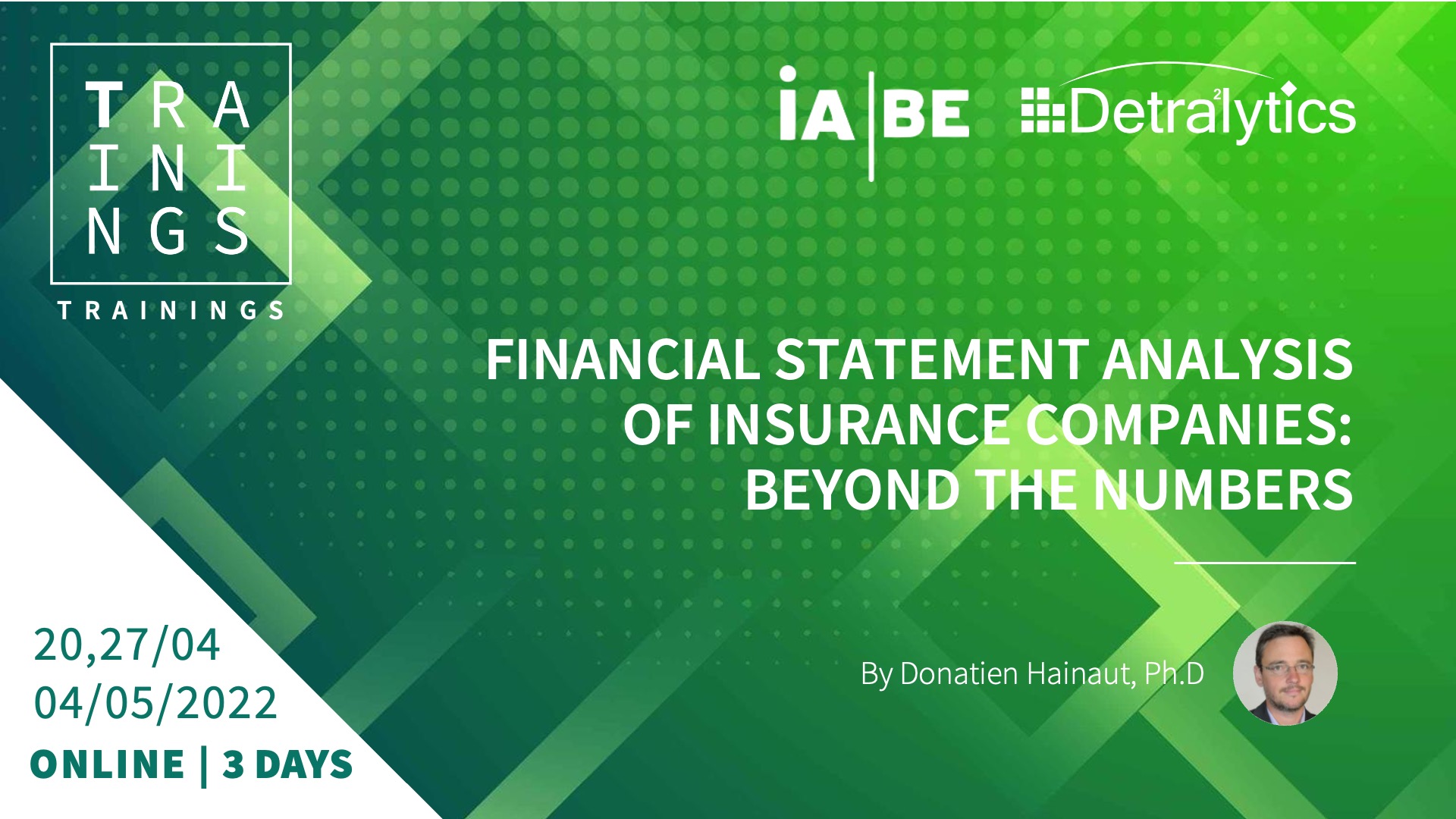 About IA|BE: Financial Statement Analysis Of Insurance Companies ...